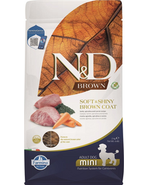 N&D Brown Dog Adult Mini Lamb, Spirulina & Carrot 2 kg