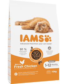 Cat Kitten & Junior All Breeds Chicken 10 kg