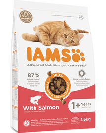 for Vitality Salmon karma dla kotów dorosłych z łososiem 1,5 kg