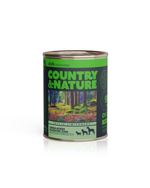 COUNTRY&NATURE Gabonamentes nedves eledel Szarvas hús kuszkusszal 800 g