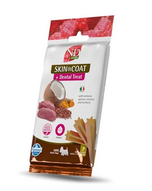 FARMINA N&D Quinoa Dental Treat Skin Coat Venison Mini 60 g (7 db) dentális jutalomfalat kisméretű kutyák számára