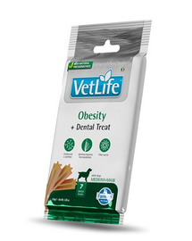 FARMINA Vet Life Dental Treat Obesity Medium/Maxi 100 g (7 db) dentális jutalom közepes és nagy kutyák számára