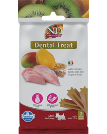 FARMINA N&D Tropical Selection Dental Treat Chicken Mini 60 g (7 db) dentális jutalomfalat kisméretű kutyák számára