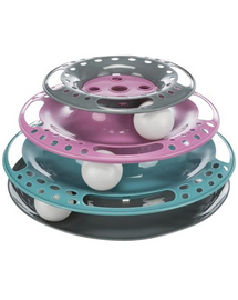 Wieża do zabawy dla kota, plastik, 25 cm/13 cm