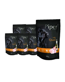 DOLINA NOTECI PIPER Animals z przepiórką 10x500 g mokra karma dla psa