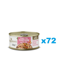 APPLAWS Taste Toppers Pierś z kurczaka, szynka i dynia w bulionie 72x156 g