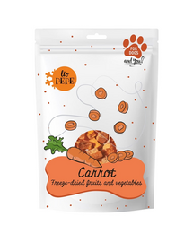 PAKA ZWIERZAKA PEPE Freeze-dried liofilizált zöldségek sárgarépa kutyáknak 25 g