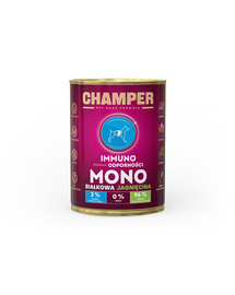 CHAMPER Immuno Lamb monoprotein kutyatáp bárányhússal 400 g