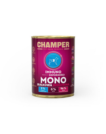 CHAMPER Immuno Beef monoprotein kutyatáp marhahússal 400 g