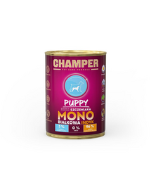 CHAMPER Puppy Turkey monoproteinos kutyakaja pulykahússal 400 g