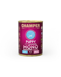 CHAMPER Puppy Salmon monoprotein táplálék szalmáknak lazaccal 400 g