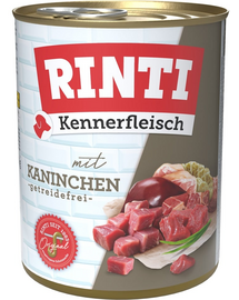 RINTI Kennerfleisch Rabbit nyúl 800 g