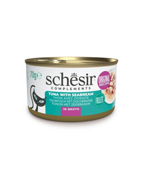 SCHESIR Tonhal doradával húslevesben macskáknak 70 g