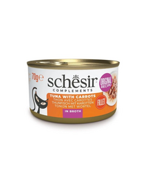 SCHESIR Tuńczyk z marchewką w bulionie 70 g