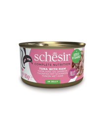 SCHESIR Tonhal sonkával zselében macskáknak 85 g