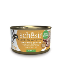 SCHESIR Tonhal csirkemellfilével zselében macskáknak 85 g
