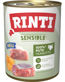 Sensible Indyk z marchewką 800 g
