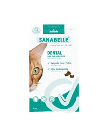SANABELLE Dental 2 kg macskák számára, amely támogatja a fogápolást