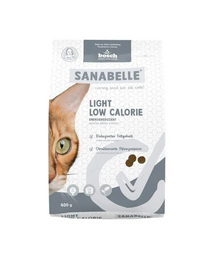 SANABELLE Light Low Calorie 400 g túlsúlyos macskáknak