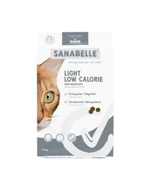 SANABELLE Light Low Calorie 8 kg túlsúlyos macskák számára