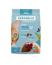 SANABELLE Kitten Csirke 400 g kiscicák és vemhes, szoptató macskák számára