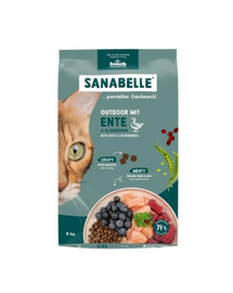 SANABELLE Outdoor Kacsa 8 kg macskák számára