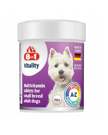 Vitality Multiwitamin dla psów małych ras 70 tabl.