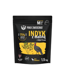 PAKA ZWIERZAKA Pulykatáp málnával 1,5 kg