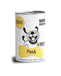 PAKA ZWIERZAKA PEPE Pork 99% (sertés) 800 g monoproteinás táplálék