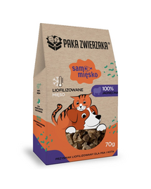 PAKA ZWIERZAKA Csak hús Bárány liofilizált hús kutyáknak és macskáknak 70 g