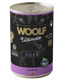 WOOLF Ultimate Adult Dog Deer and Blueberries 400g nedves táplálék szarvasmarhával és áfonyával kutyák számára