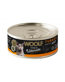 WOOLF Wild Cat Ultimate Turkey Pate 85g pástét pulykával macskák számára