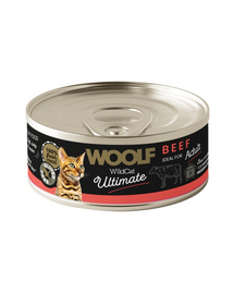 WOOLF Wild Cat Ultimate Beef Pate 85g marhahúsos pástétom macskák számára