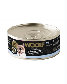WOOLF Wild Cat Ultimate Sterilised White Fish Pate 85g pasztet sterilizált macskák számára fehér hallal