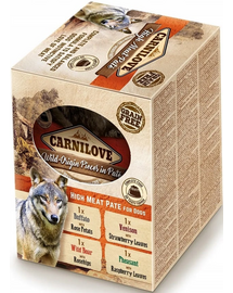CARNILOVE Meat Pate Multipack Adult 4x300g nedves táplálék kutyák számára