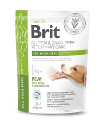 Veterinary Care Gluten and Grain Free Veg High Fibre 400g wegetariańska uzupełniająca karma dla psów
