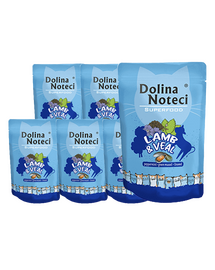 DOLINA NOTECI Superfood jagnięcina i cielęcina mokra karma dla kotów 10x85g
