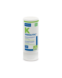 VIRBAC Sebolytic Bőrgyógyászati sampon zsíros, korpás bőrre 250 ml