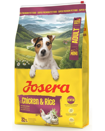 JOSERA Mini Adult Chicken Rice 10kg kis testű kutyáknak