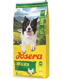 JOSERA Light Vital 12,5kg kutyáknak a testsúly kontrolljának támogatására