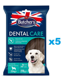 BUTCHER'S Dental Care for Large Dogs 5x270g przysmaki dentystyczne dla psów ras dużych