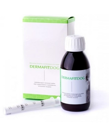 GEULINCX Dermafit Dog 125 ml készítmény a kutyák egészséges bőrének és szőrének támogatására