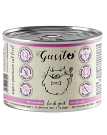 GUSSTO Cat Fresh Goat nedves kaja macskáknak kecskével 200g