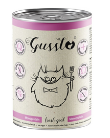 GUSSTO Cat Fresh Goat nedves kaja macskáknak kecskével 400g