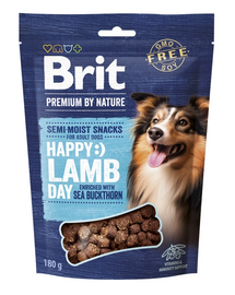 BRIT Premium Dog Semi-moist Snack Lamb 180 g félpuha jutalom kutyáknak