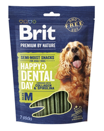 BRIT Premium Dog Dental Semi-moist Snack M 180 g dentális jutalomfalat kis- és közepes testű kutyáknak