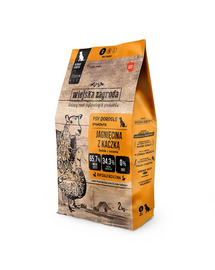 WIEJSKA ZAGRODA Bárányhús kacsával kutyáknak S száraz eledel 2 kg