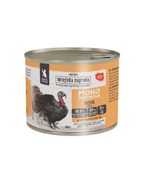 WIEJSKA ZAGRODA Monoprotein Törökország nedves macskaeledel kölyöknek 200 g