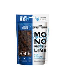 WIEJSKA ZAGRODA Monoprotein lágy jutalomfalatok kutyáknak Szarvas 115 g