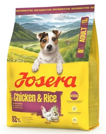 JOSERA Mini Adult Chicken and Rice 900g gluténmentes táplálék kisméretű kutyák számára